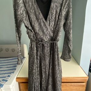Maurices Black and Silver Women's Robe